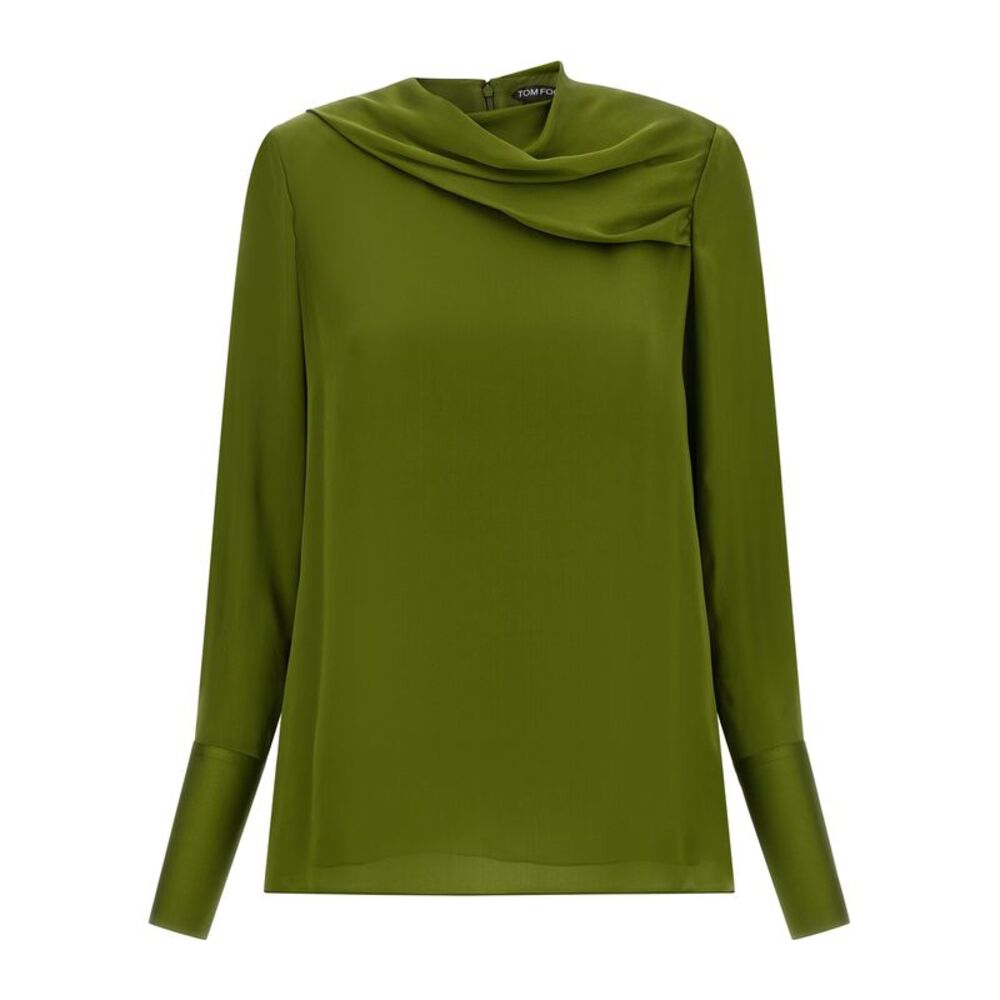 Tom Ford Bicolor Silk Women's Blouse